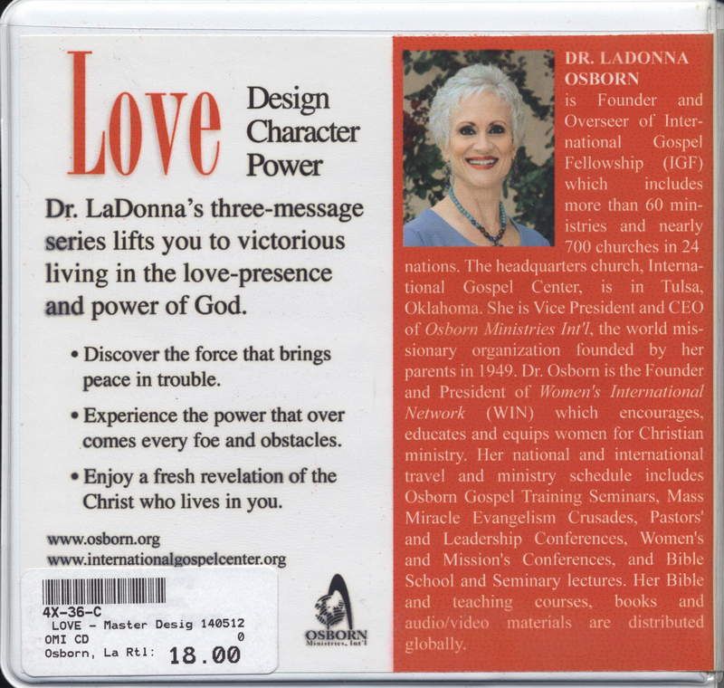 Hörbücher Englisch - LaDonna C. Osborn: Love (3 CD´s Audio)