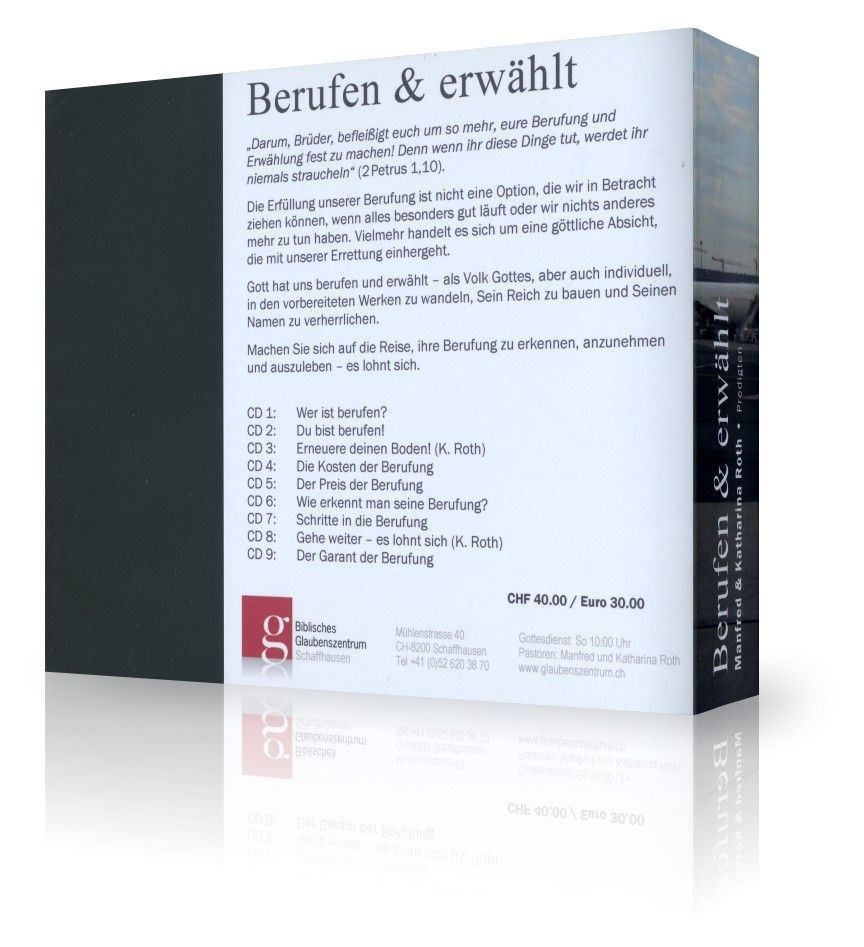 Predigten Deutsch - Manfred & Katharina Roth: Berufen & erwählt (9 CDs)