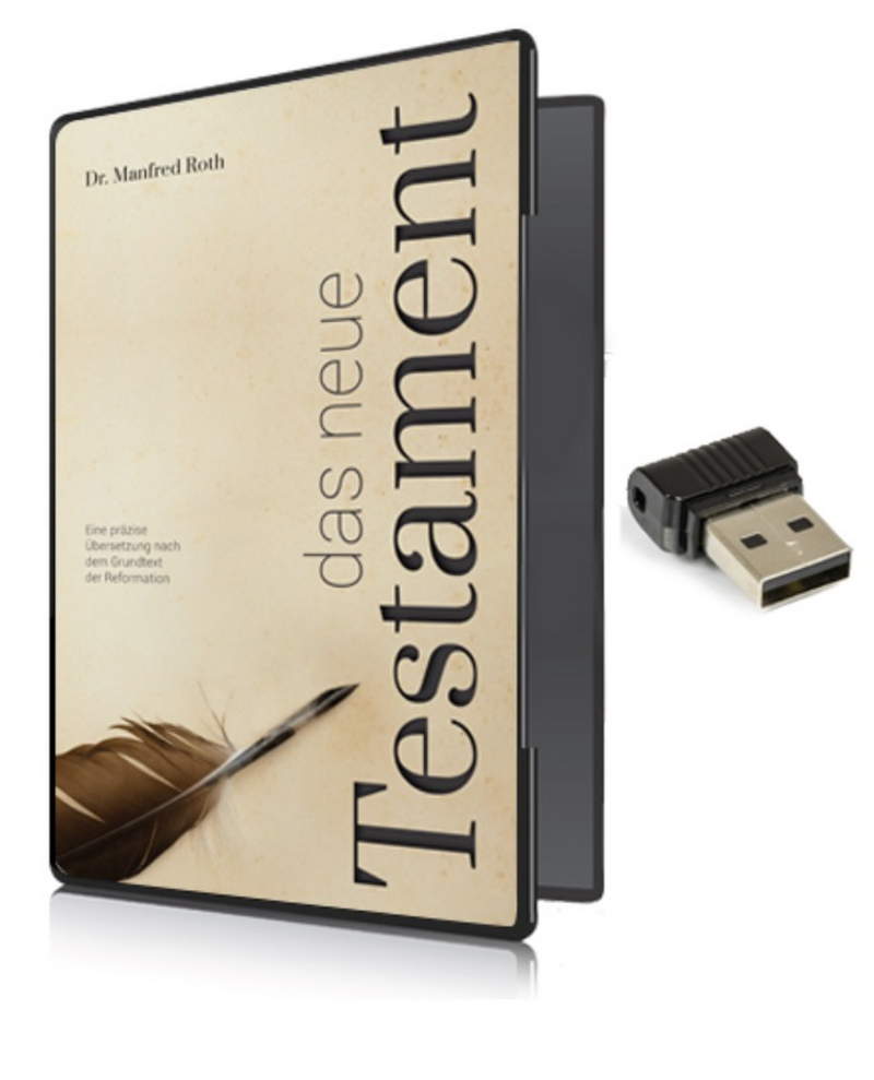 Hörbücher Deutsch - Bibeln - Manfred Roth: Das Neue Testament (PDF-Edition auf USB-Stick)