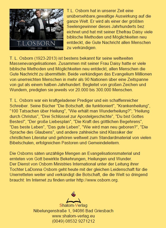 T.L. Osborn: Gottes Wort versagt nie (CD)