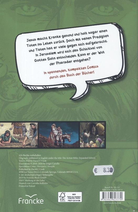 Die Bibel in Comics 2 - Das Leben von Jesus: Auf dem Weg nach Jerusalem