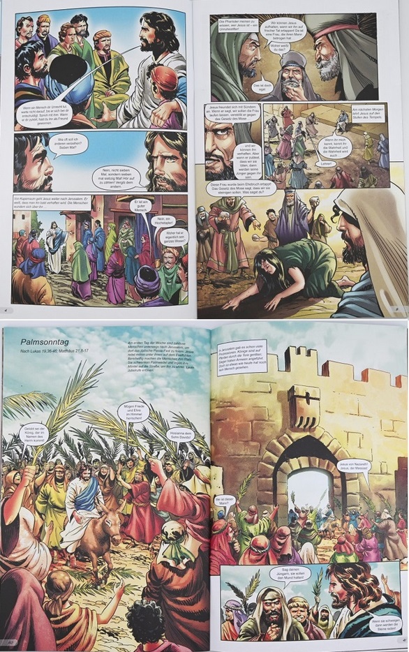 Die Bibel in Comics 2 - Das Leben von Jesus: Auf dem Weg nach Jerusalem