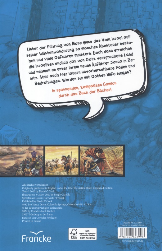 Die Bibel in Comics 6 - Das gelobte Land: Von Mose bis Gideon