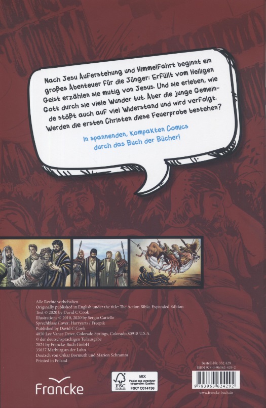 Die Bibel in Comics 8 - Jesus lebt: Die Abenteuer der Jünger und Apostel nach seiner Auferstehung