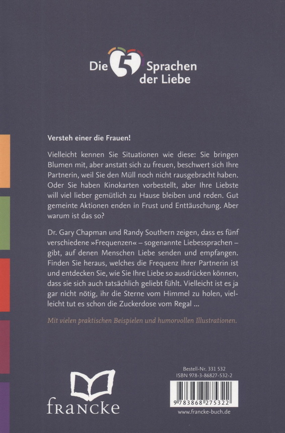 Gary Chapman: Die 5 Sprachen der Liebe für Männer