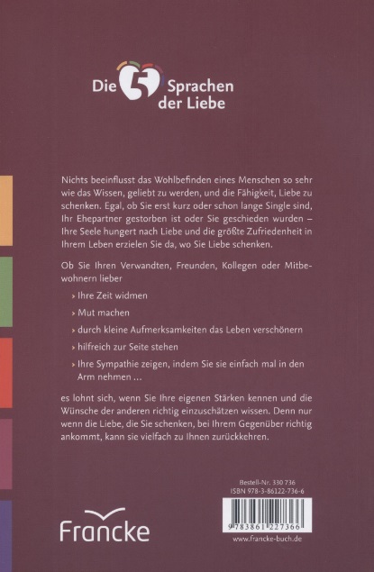 Gary Chapman: Die 5 Sprachen der Liebe für Singles