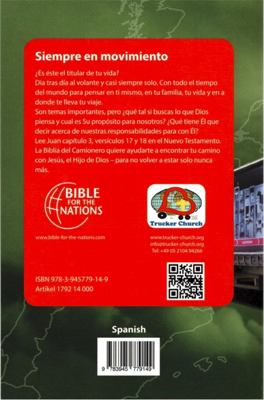 Trucker Bible - BIBLIA DEL CAMIONERO (spanish/ spanisch)