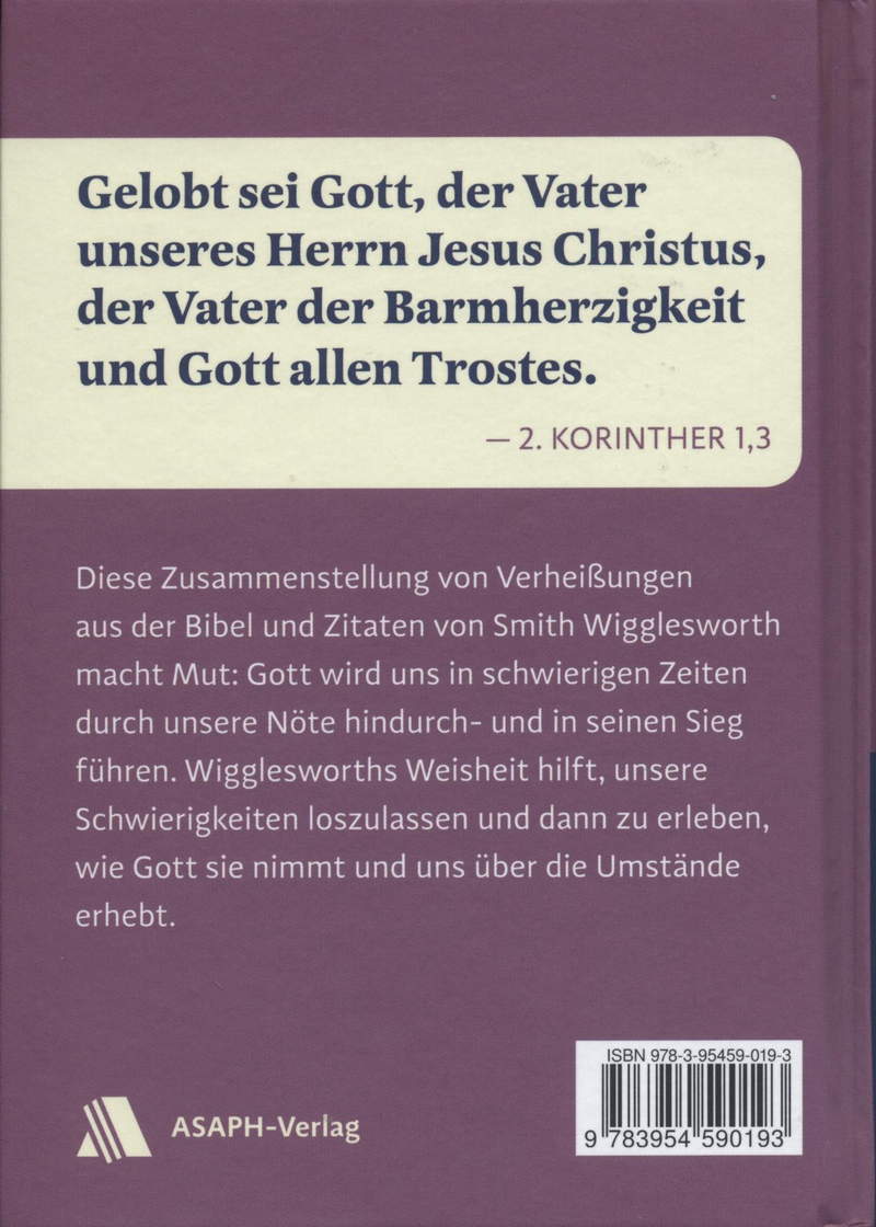 Smith Wigglesworth: Biblische Verheißungen für Trost und Heilung