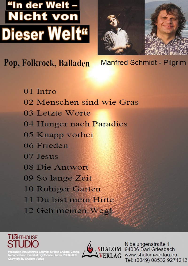 Manfred Schmidt: In der Welt - Nicht von dieser Welt (CD)