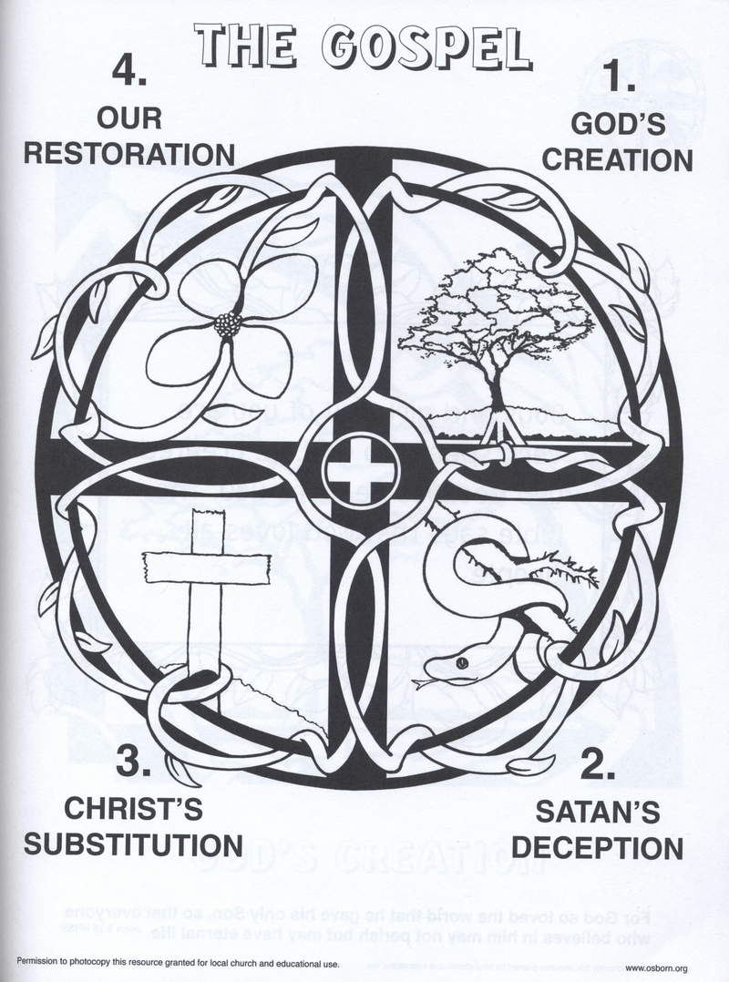 LaDonna Osborn: God´s Plan for me - The Gospel (Colouring Book)