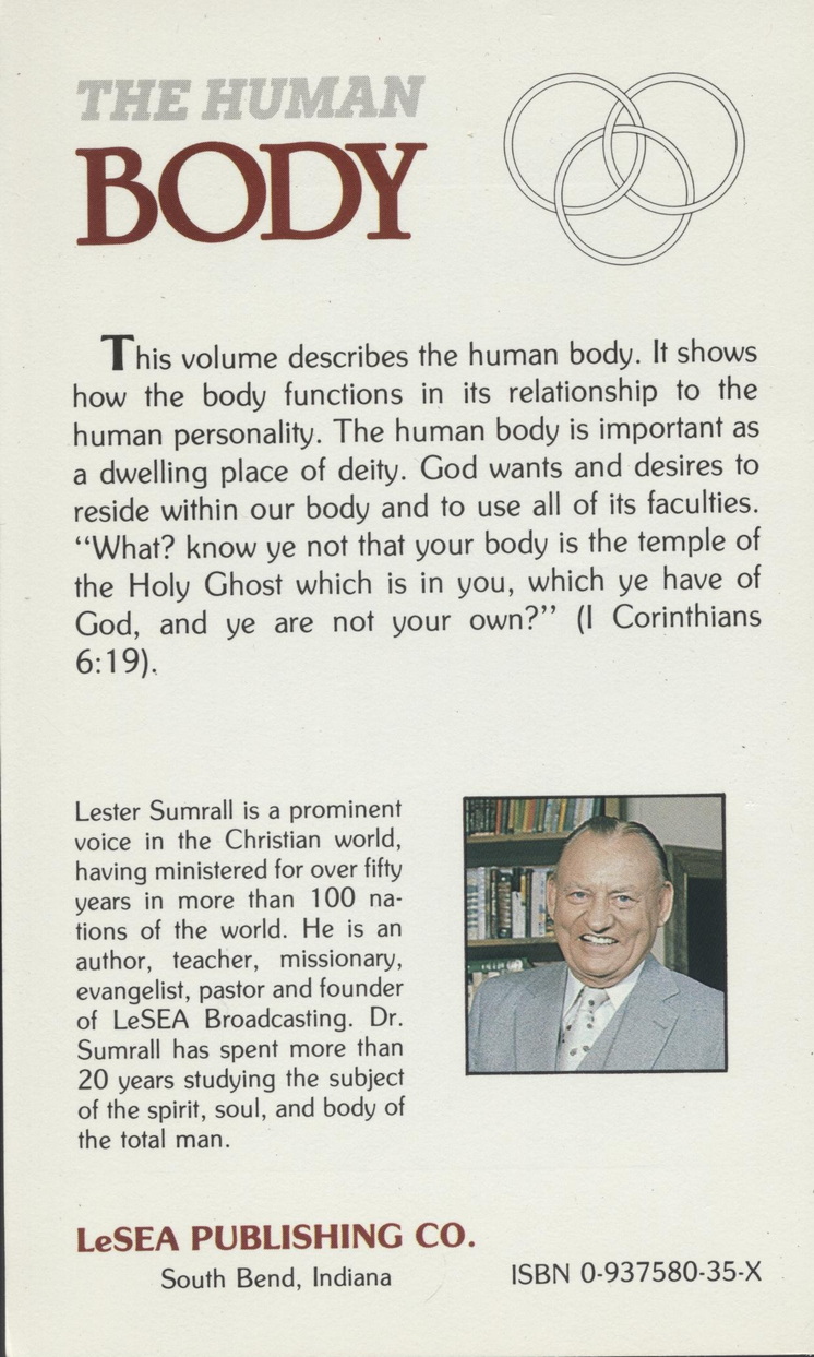 Lester Sumrall: The Total Man Series 2 - The Human Body