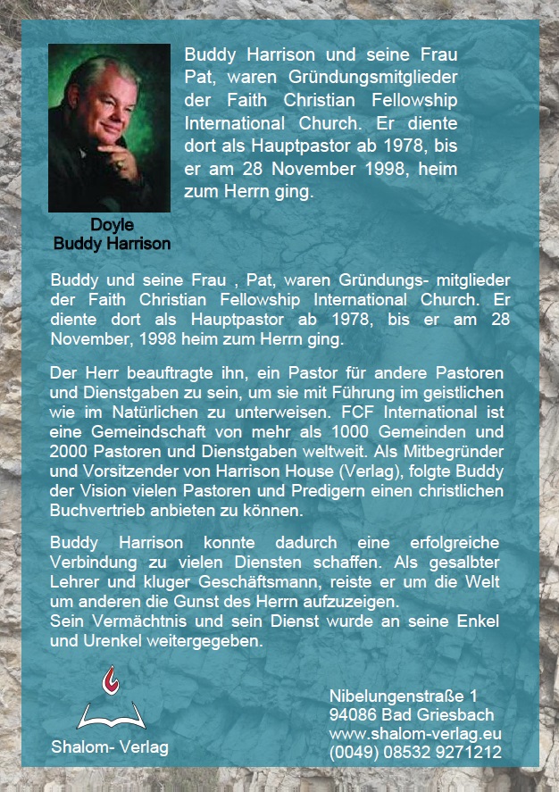 Buddy Doyle Hamison: Höre, sehe, tue - Geistl. Gesetze Gottes (CD)