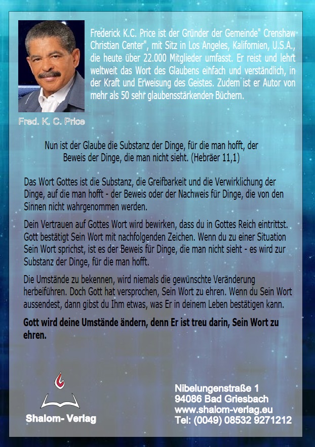 Frederick K.C. Price: Gottes Glaube ist jetzt  (1 CD)