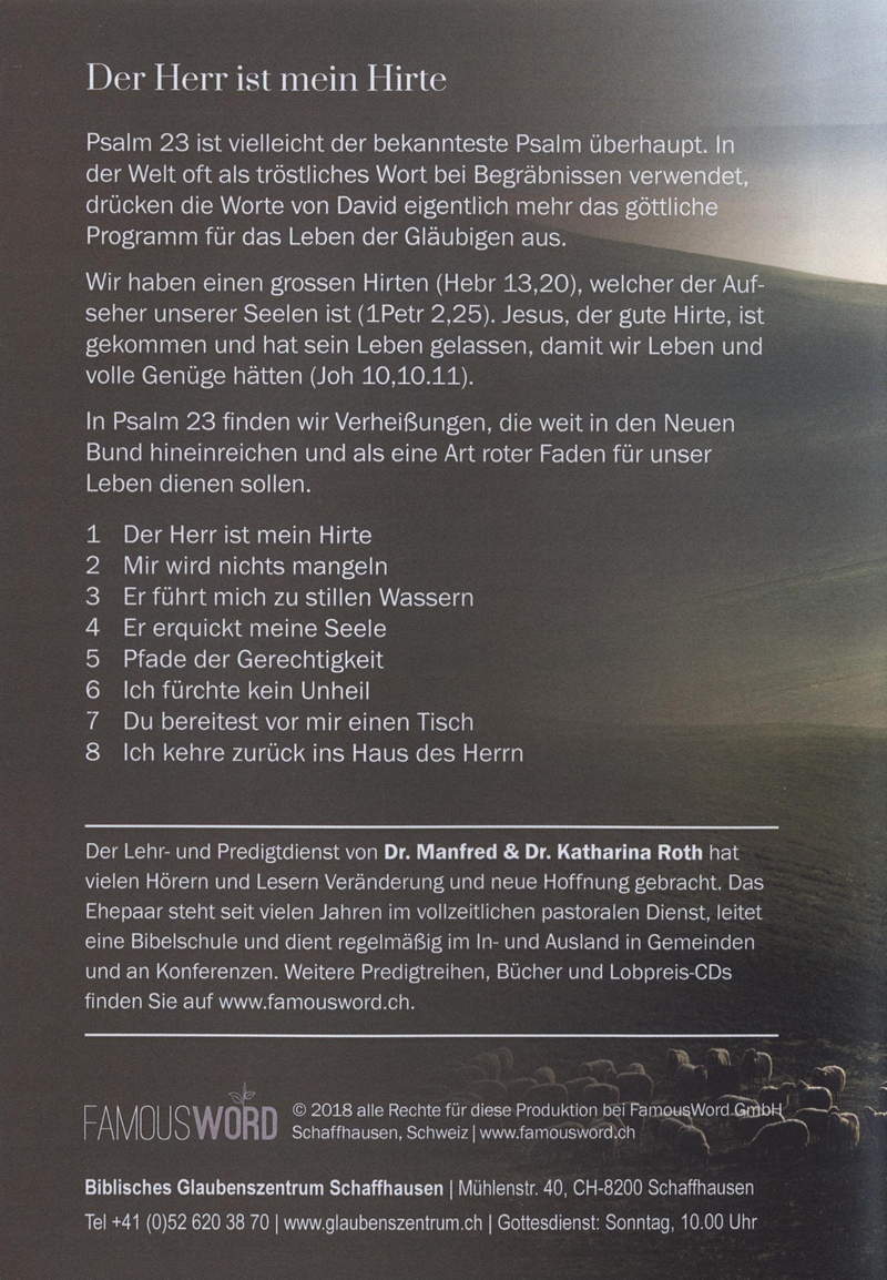 Manfred & Katharina Roth: Der Herr ist mein Hirte (MP3)