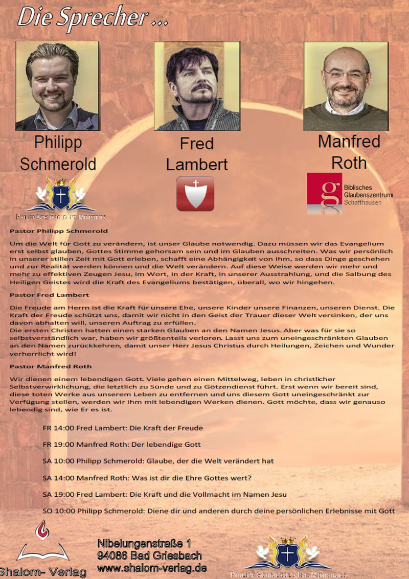 Tage des Glaubens & der Herrlichkeit 2017