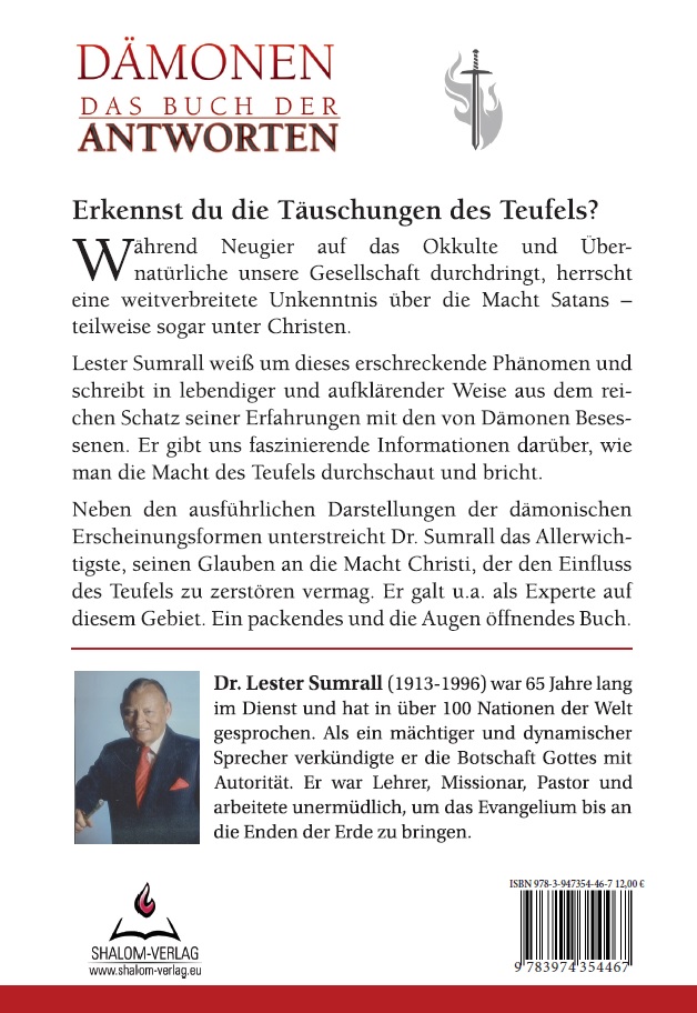 Lester Sumrall: Dämonen - Das Buch der Antworten