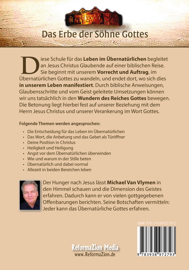 Michael Van Vlymen: Schule für das Leben im Übernatürlichen