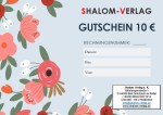 Spezialangebote - Gutscheine - Shalom-Verlag: Gutschein 10 €