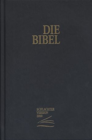 Schlachter 2000 Bibel - Taschenausgabe (Hardcover, schwarz)