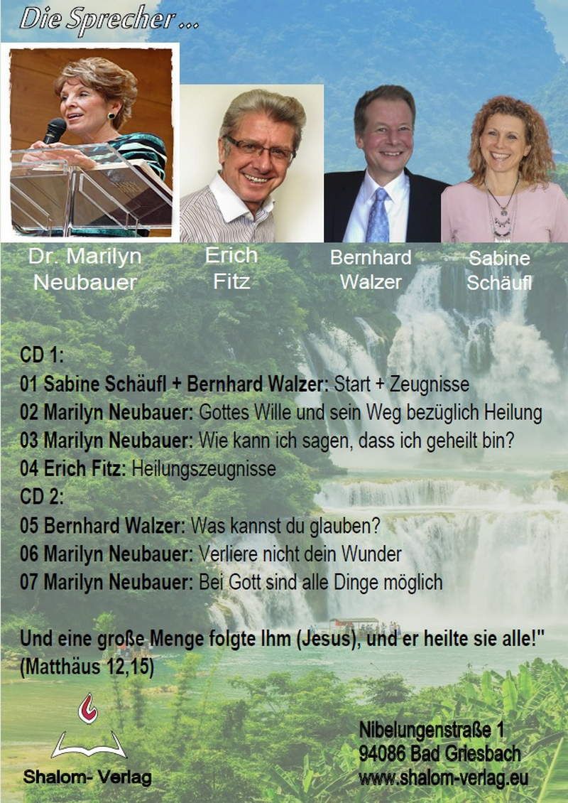 Audio & Musik - Predigten Deutsch - Konferenzen - Shalom-Verlag: 6. Shalom-Konferenz (MP3)