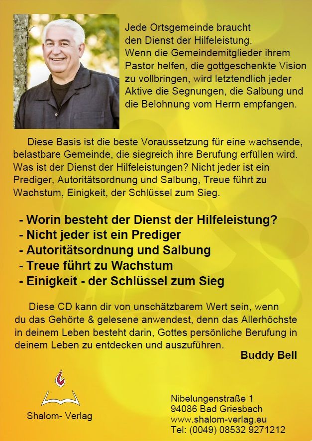Buddy Bell: Der Segen der Hilfeleistung (MP3)