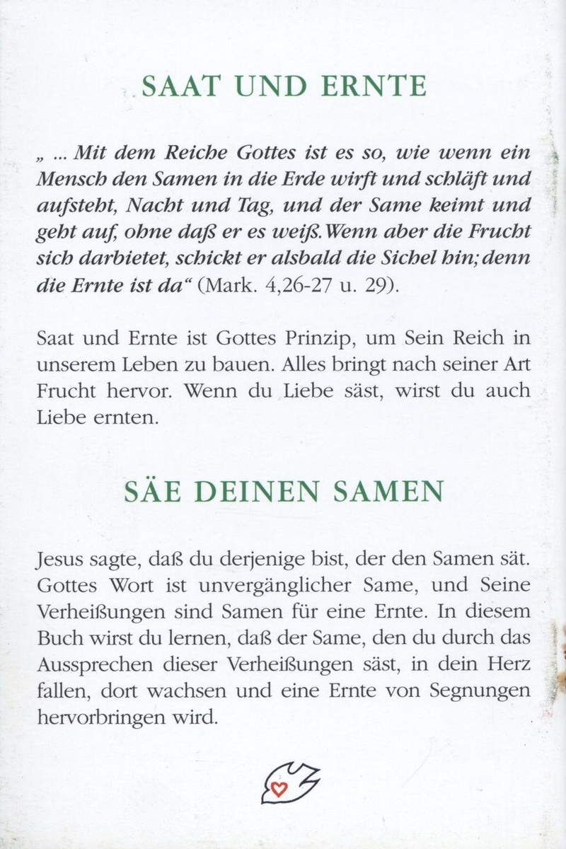 Charles Capps: Saat und Ernte