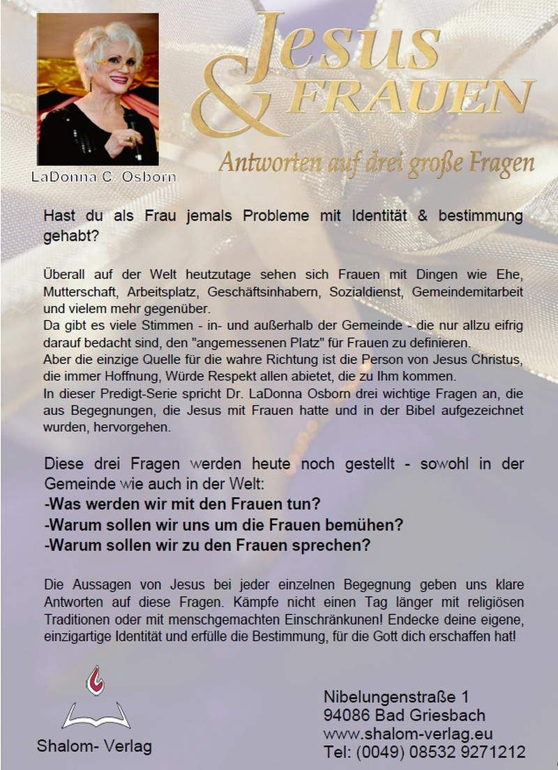 LaDonna C. Osborn: Jesus & Frauen (CD)