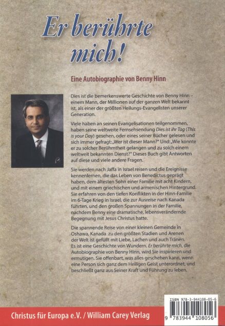 Benny Hinn: Er berührte mich - Autobiographie
