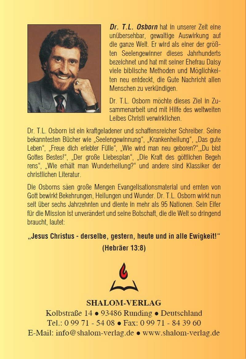 T.L. Osborn: Samen des Erfolgs