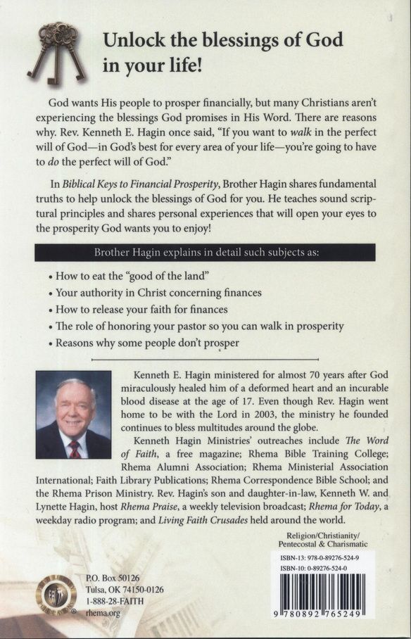 Englische Bücher - Kenneth E. Hagin: Biblical Keys to Financial Prosperity