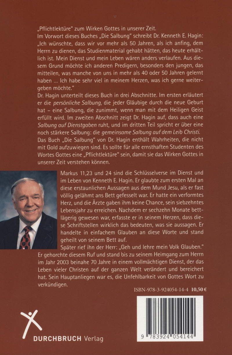 Kenneth E. Hagin: Die Salbung