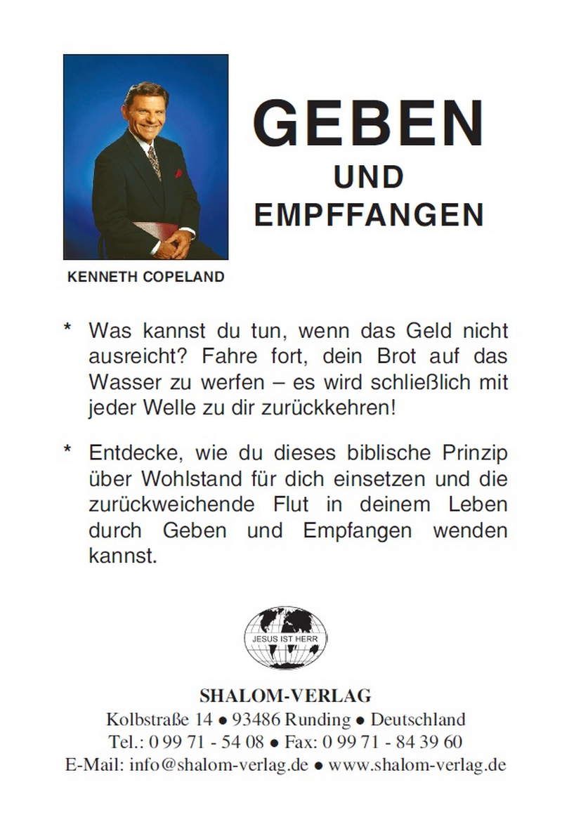 Kenneth Copeland: Geben und Empfangen