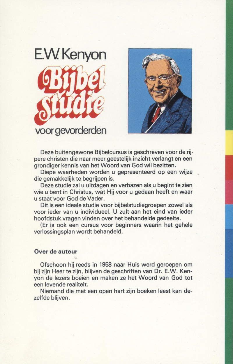 Holländisch - E.W. Kenyon: Bijbelstudie voor gevorderden