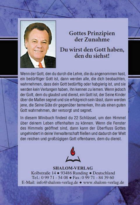 John Avanzini: 22 Schlüssel für einen geöffneten Himmel