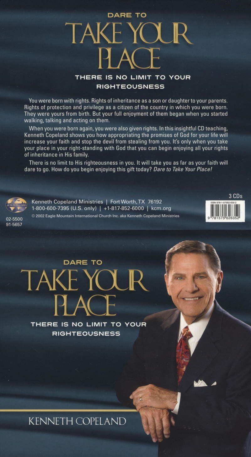 K. Copeland: Dare to take Your Place (3 CD)