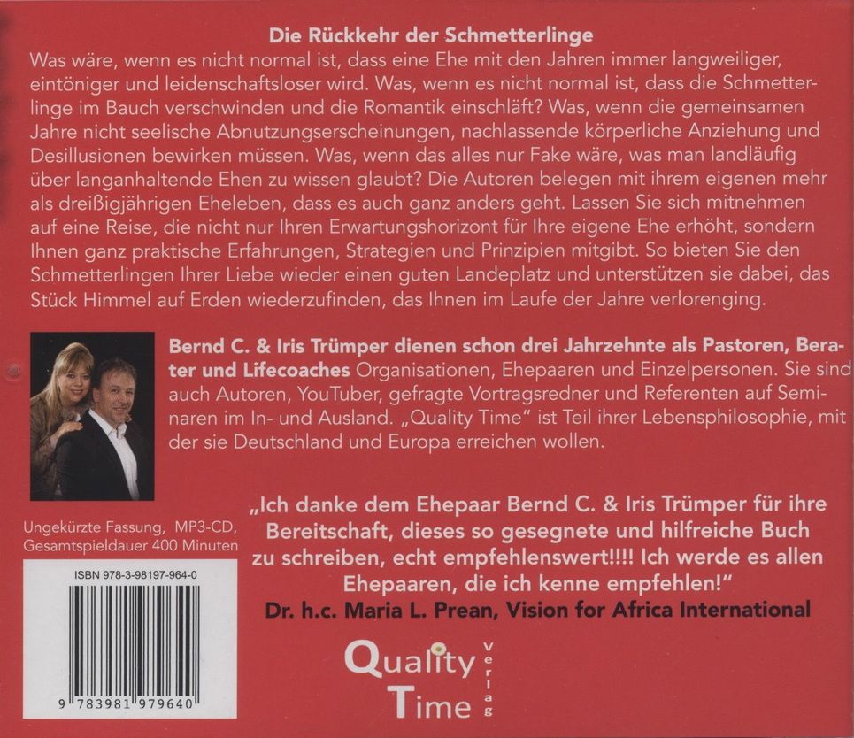 Bernd C. Trümper: Quality Time in der Ehe (CD)