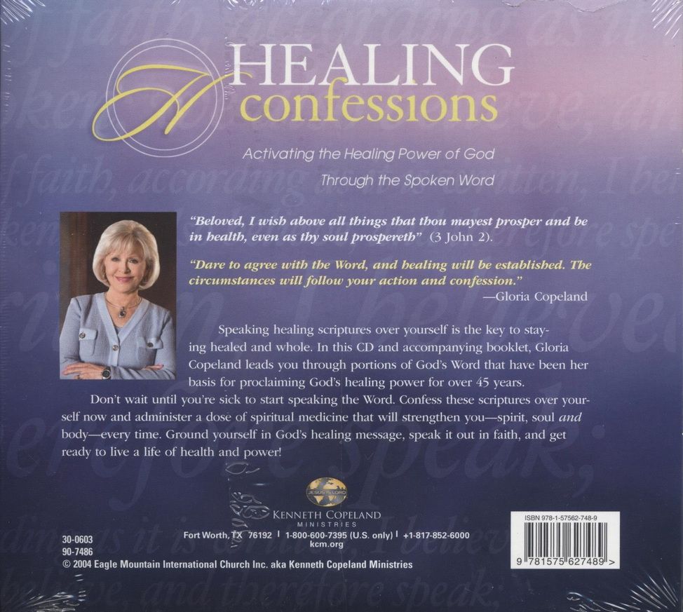 Hörbücher Englisch - Gloria Copeland: Healing Confessions (1 CD)