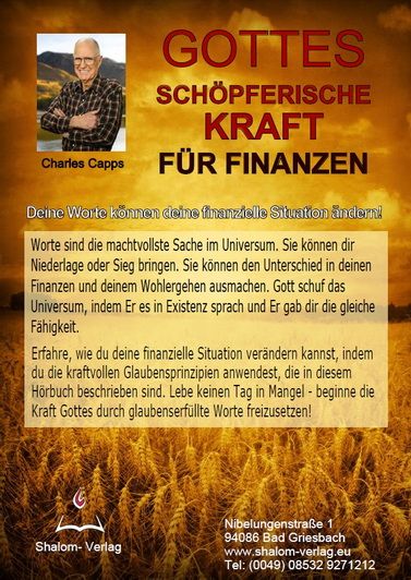 Charles Capps: Gottes schöpferische Kraft für Finanzen (1 CD)