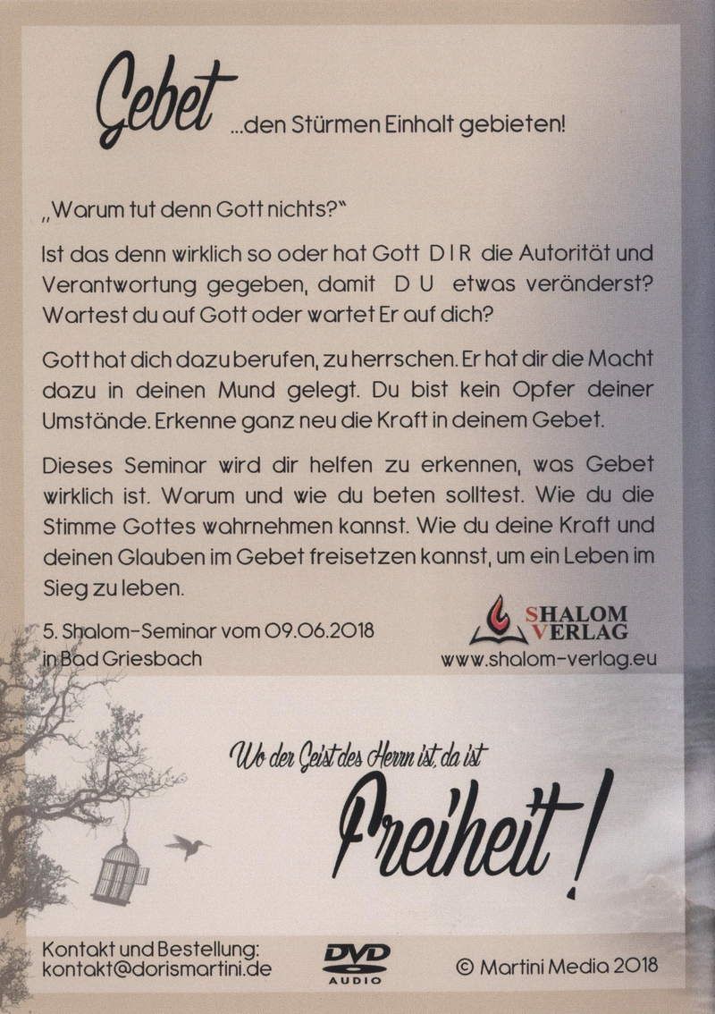 Gebet-Seminar (5.Shalom-Seminar)
