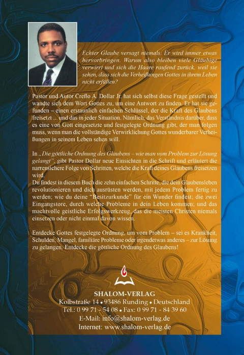 Creflo A. Dollar: Die göttliche Ordnung des Glaubens (Rabattangebot 7 Stk + 3 Gratis)