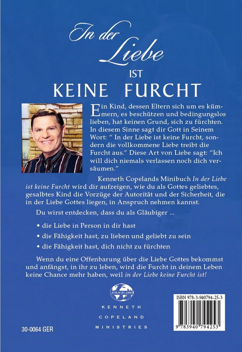 Kenneth Copeland: In der Liebe ist keine Furcht
