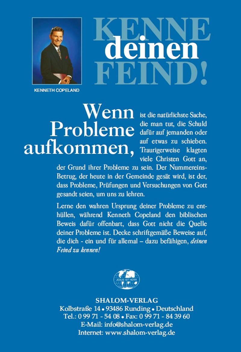Kenneth Copeland: Kenne deinen Feind