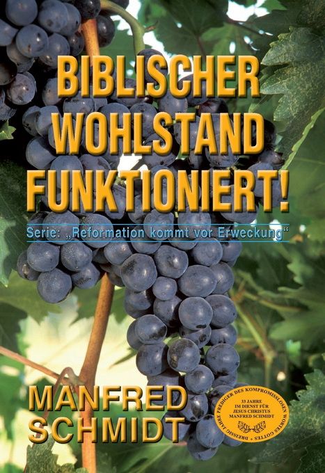 Manfred Schmidt: Biblischer Wohlstand funktioniert! (Rabattangebot 4 Stk + 1 Gratis)