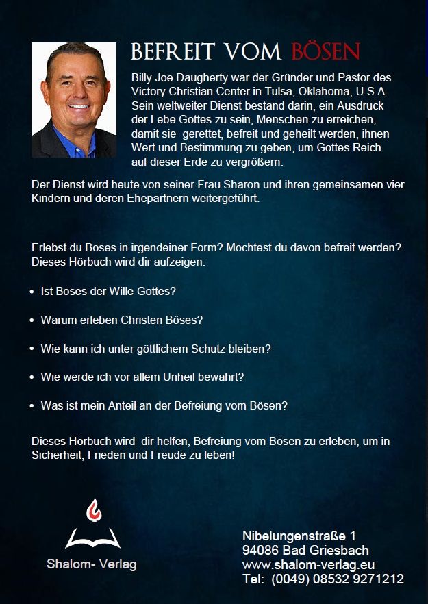 Billy Joe Daugherty: Befreit vom Bösen (1 CD)