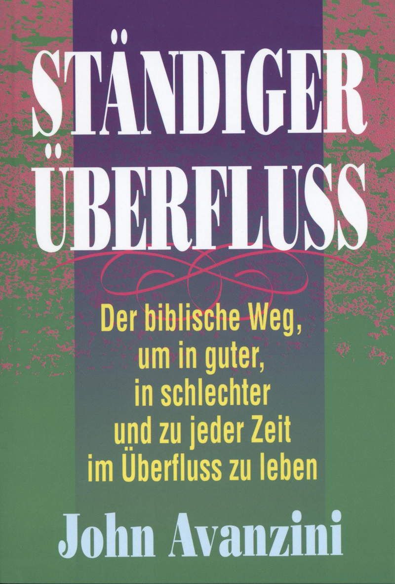 John Avanzini: Ständiger Überfluss (Rabattangebot 4 Stk + 1 Gratis)