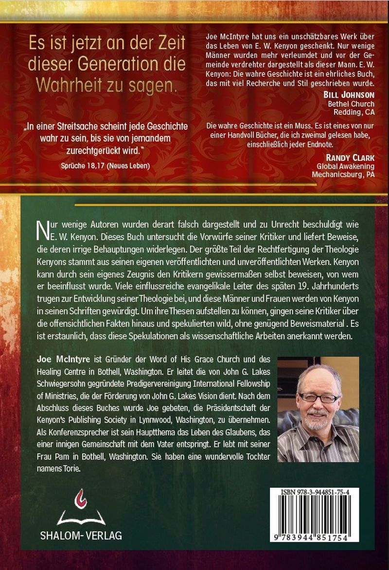 Joe McIntyre: E.W. Kenyon und seine Botschaft des Glaubens (Sonderpreis)