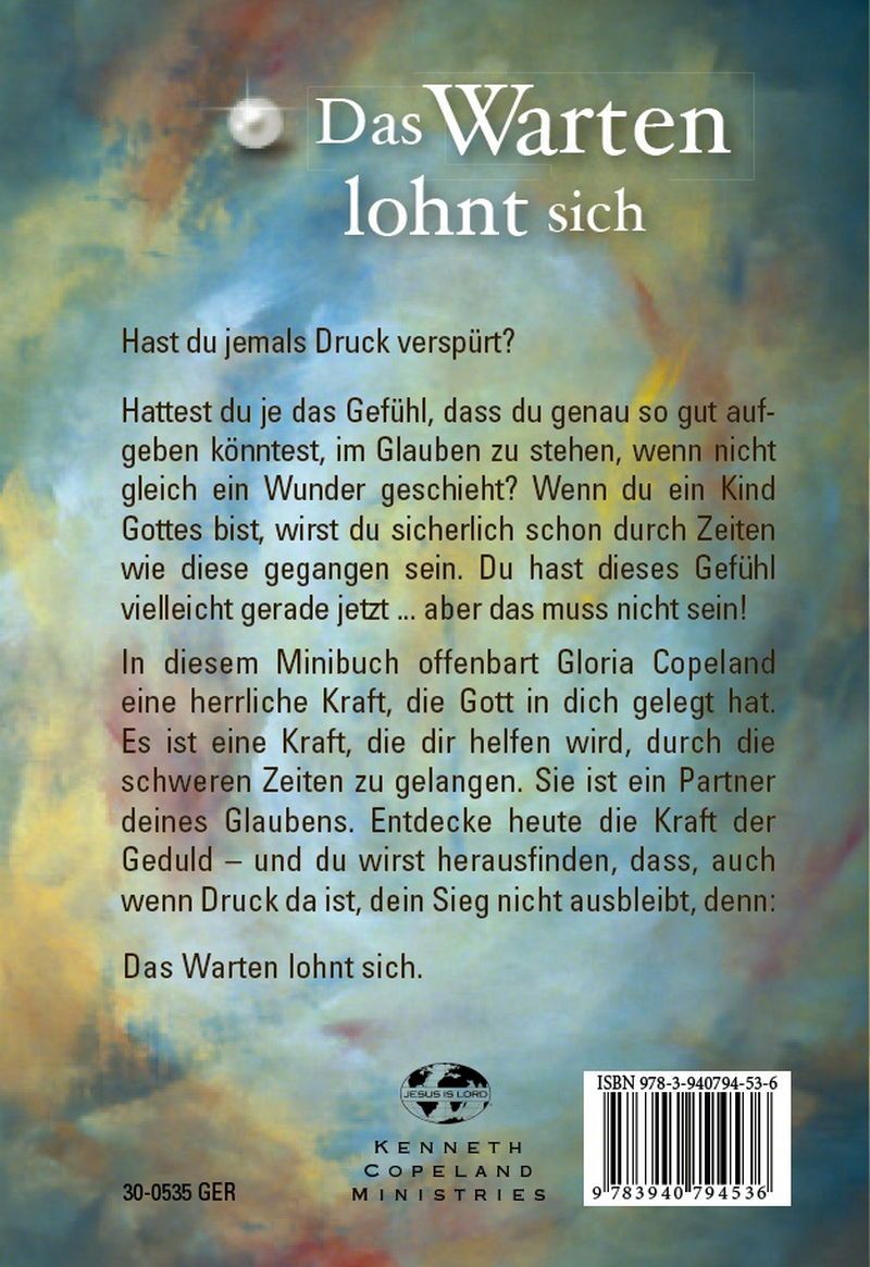 Gloria Copeland: Das Warten lohnt sich