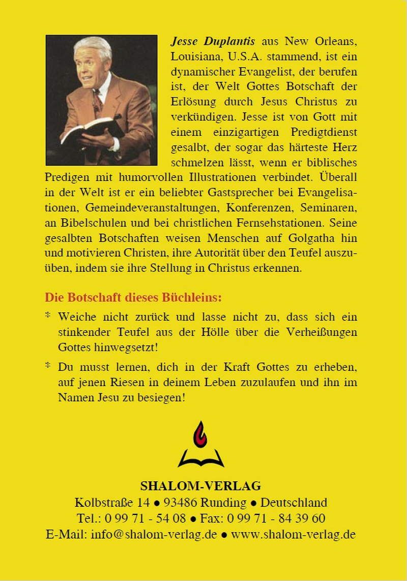 Jesse Duplantis: Laufe auf deinen Riesen zu