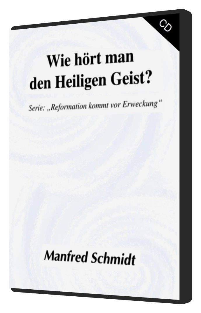 Manfred Schmidt: Wie hört man den Heiligen Geist? (2 CD)
