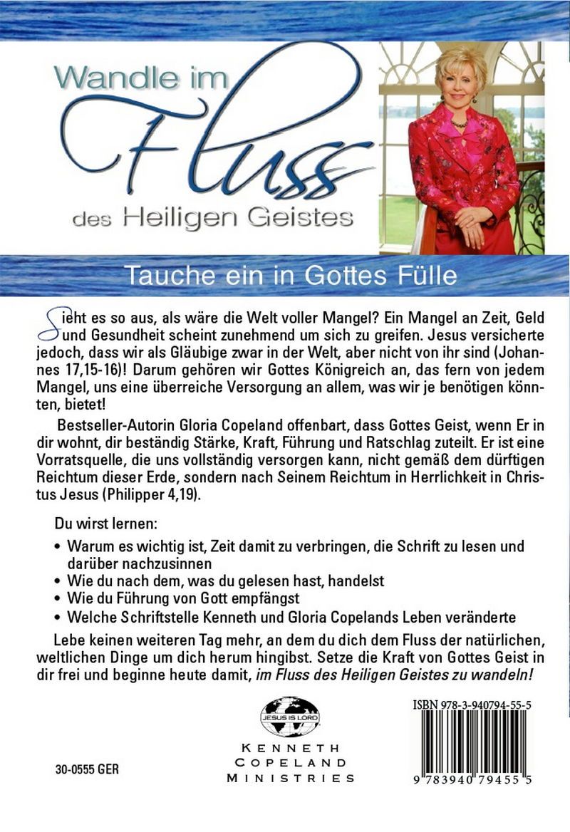 Gloria Copeland: Wandle im Fluss des Heiligen Geistes